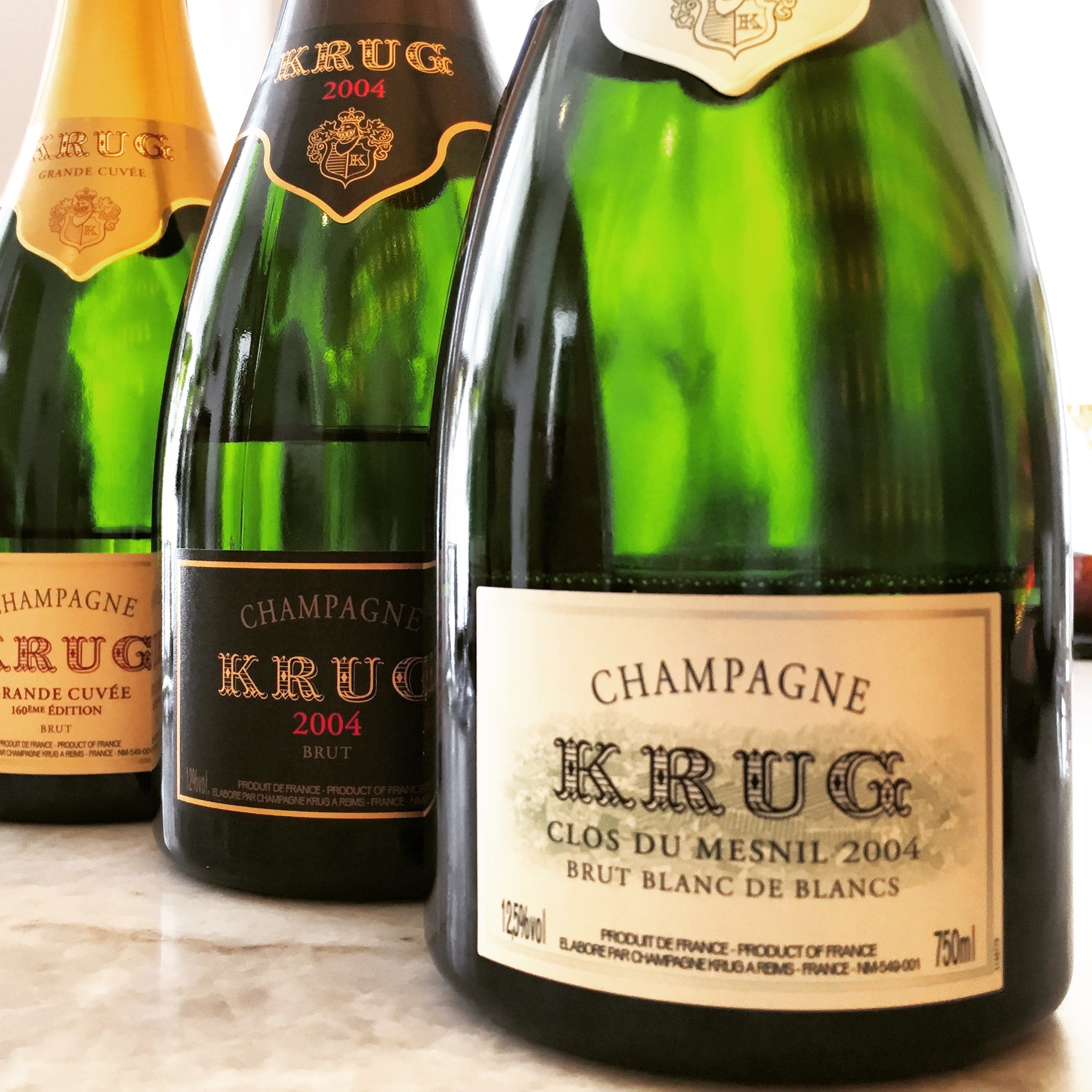 Krug's 2004s show vibrancy and freshness. The Clos du Mesnil is one of many fabulous blancs de blancs in this report.