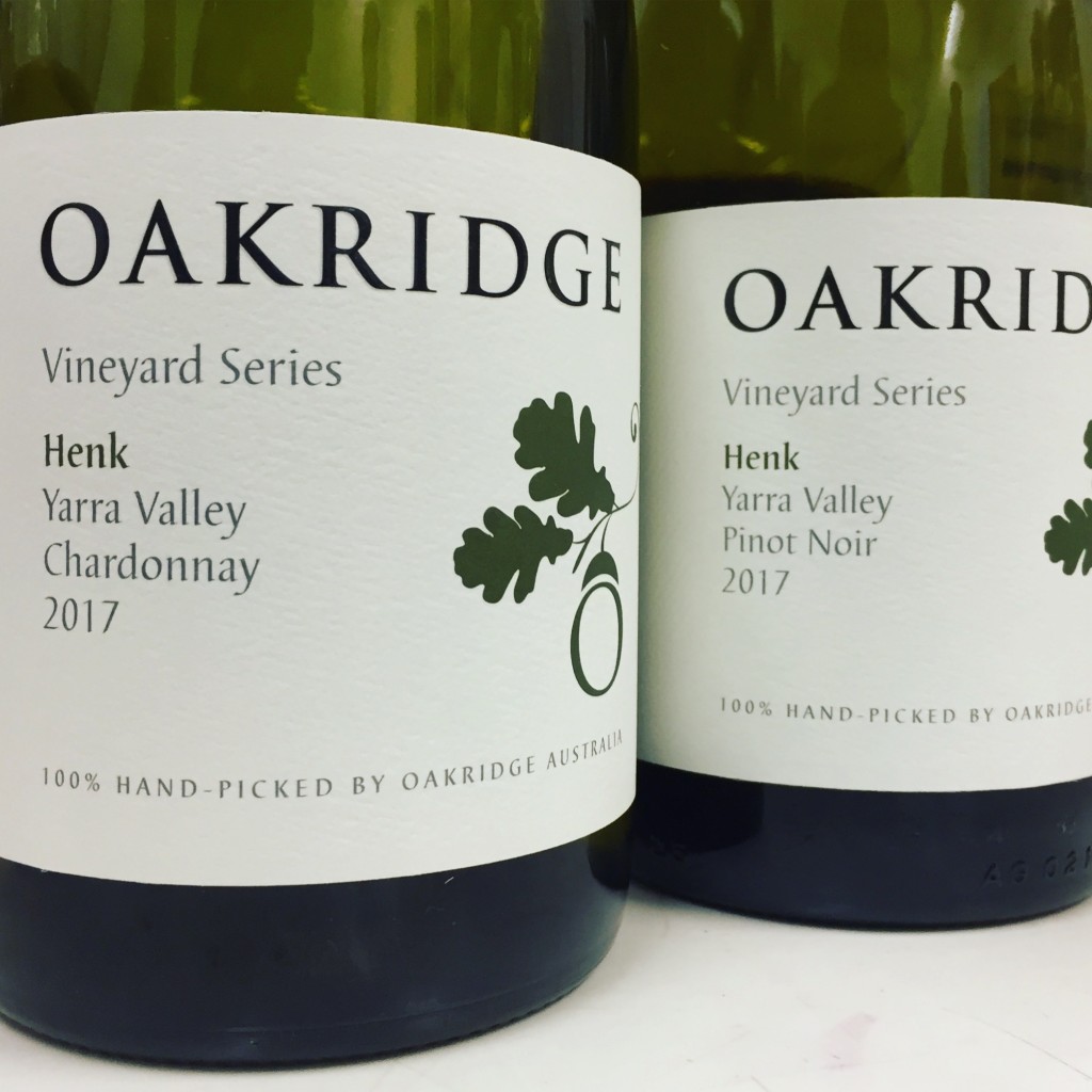 The first proper release of the Henk Vineyard wines from Oakridge.