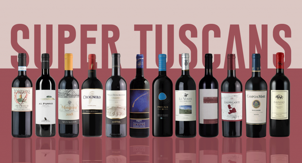 Great Value Wines Super Tuscans under 30