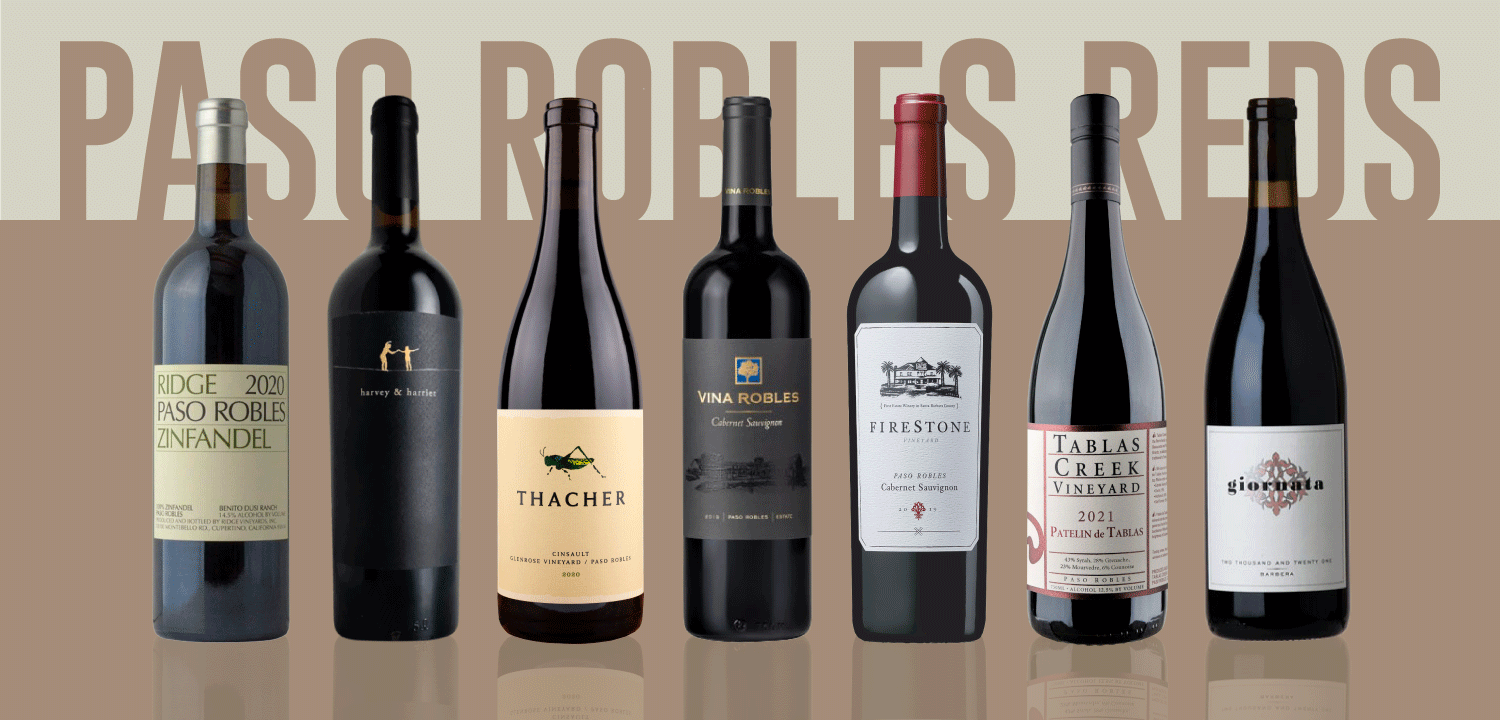 Paso Robles Great Value Red Wines for Under 35